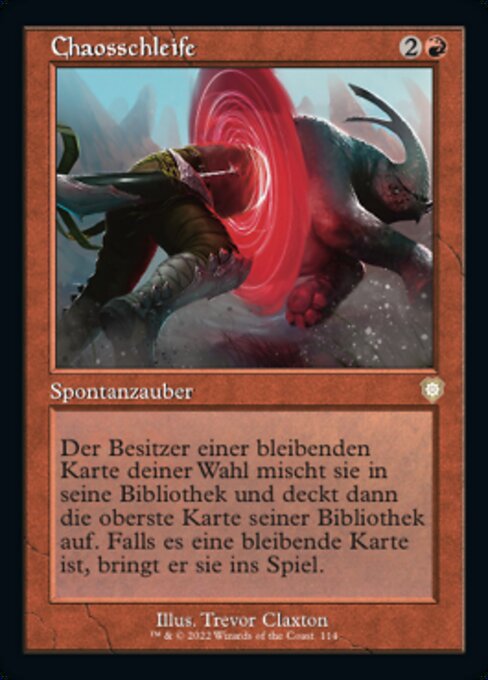 Chaosschleife BRC-114 Rare Near Mint Deutsch