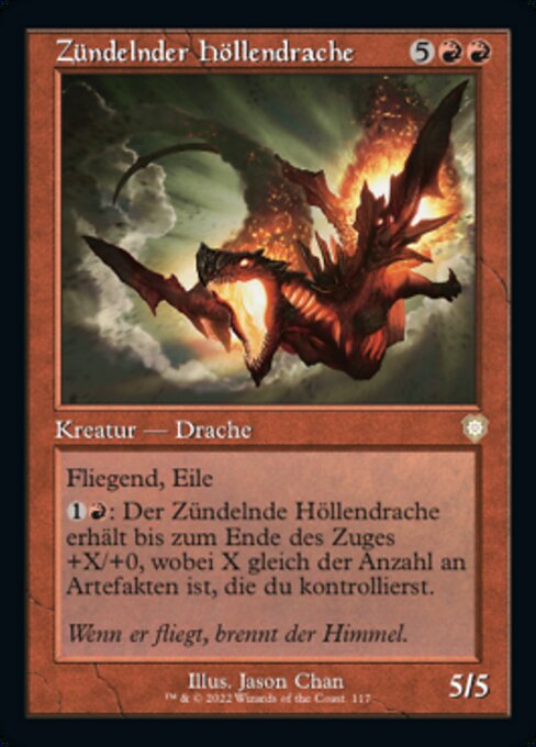 Zündelnder Höllendrache BRC-117 Rare Excellent Deutsch