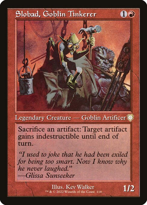 Slobad, Goblin Tinkerer BRC-118 Rare Near Mint Englisch