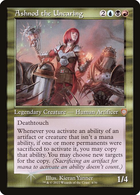 Ashnod the Uncaring BRC-4 Mythic Near Mint Englisch Foil