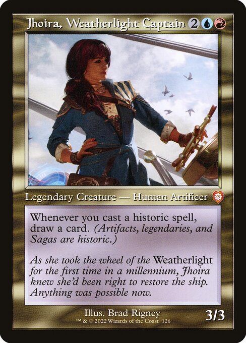 Jhoira, Kapitänin der Wetterlicht BRC-126 Mythic Excellent Englisch