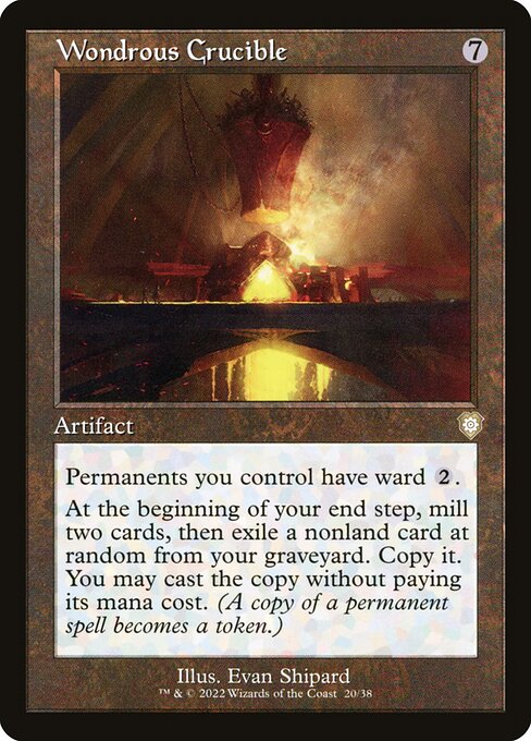 Wondrous Crucible BRC-20 Rare Near Mint Englisch