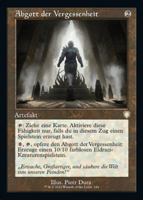 Abgott der Vergessenheit BRC-144 Rare Near Mint Deutsch
