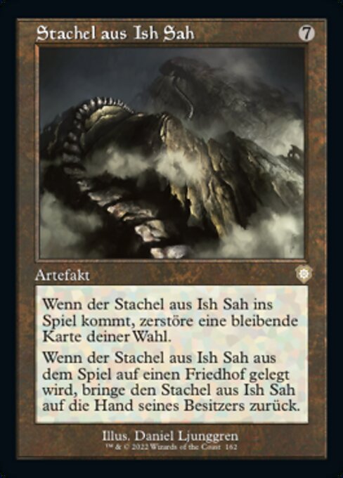 Stachel aus Ish Sah BRC-162 Rare Near Mint Deutsch