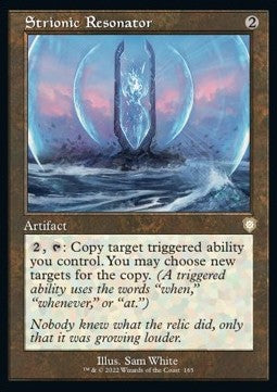 Strionic Resonator BRC-165 Rare Near Mint Englisch