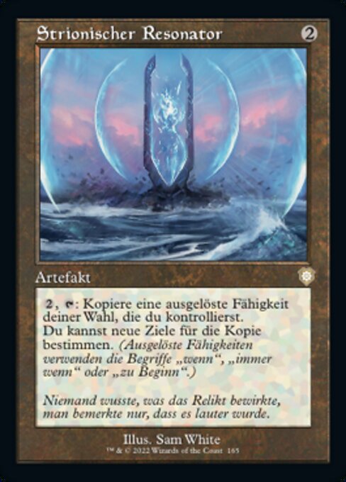 Strionischer Resonator BRC-165 Rare Near Mint Deutsch