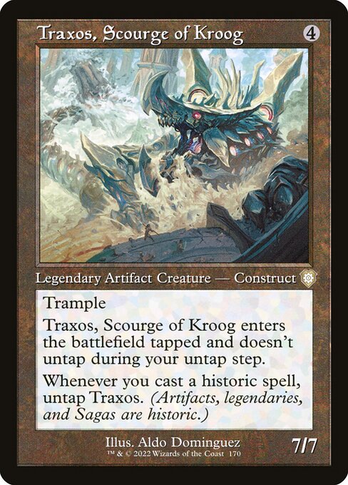 Traxos, Scourge of Kroog BRC-170 Rare Near Mint Englisch
