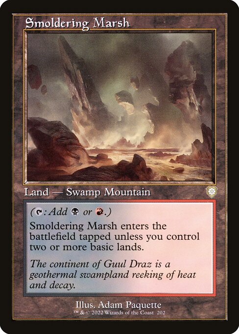 Smoldering Marsh BRC-202 Rare Near Mint Englisch