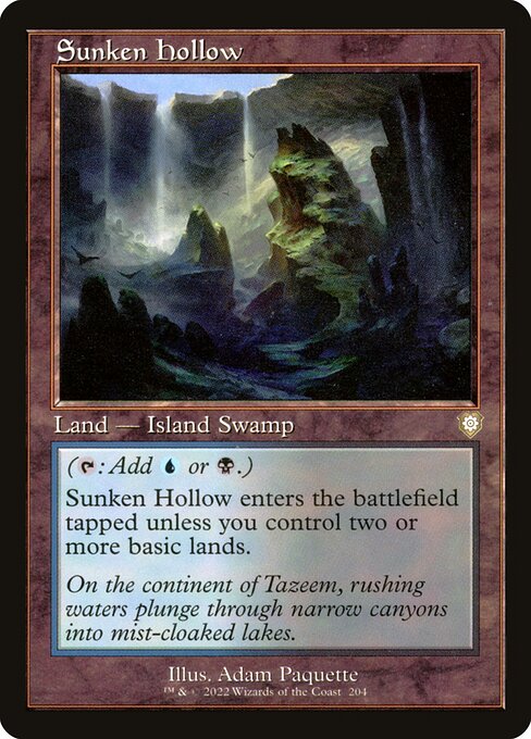 Sunken Hollow BRC-204 Rare Near Mint Englisch