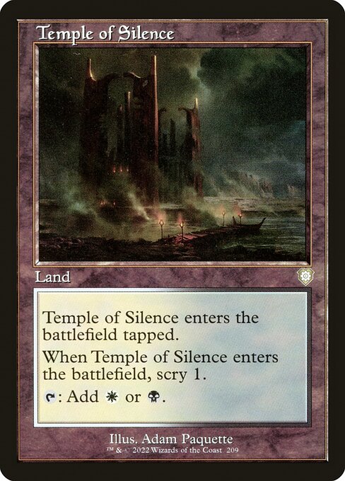 Temple of Silence BRC-209 Rare Near Mint Englisch
