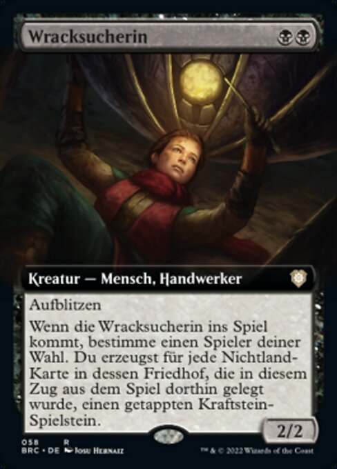 Wracksucherin XBRC-58 Rare Excellent Deutsch