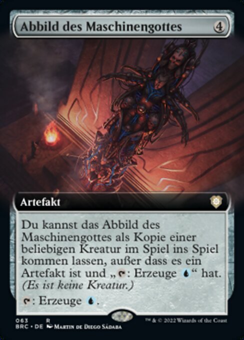 Abbild des Maschinengottes XBRC-63 Rare Excellent Deutsch