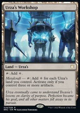 Urza's Workshop (V.1) XBRC-28 Rare Near Mint Deutsch