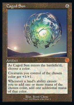 Caged Sun BRR-9 Mythic Near Mint Englisch Foil