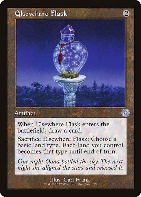 Elsewhere Flask BRR-15 Uncommon Excellent Englisch