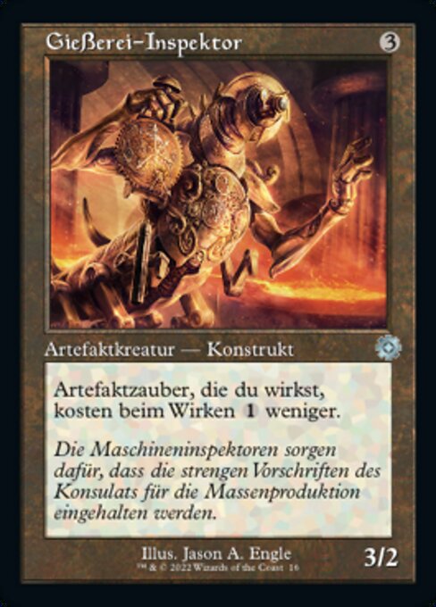 Gießerei-Inspektor (V.1) BRR-16 Uncommon Near Mint Deutsch