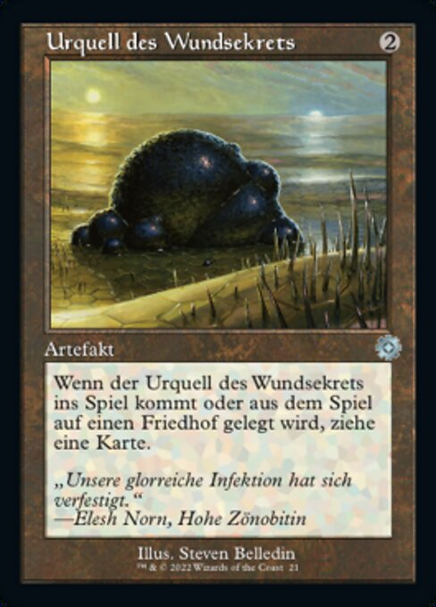 Urquell des Wundsekrets (V.1) BRR-21 Uncommon Excellent Deutsch