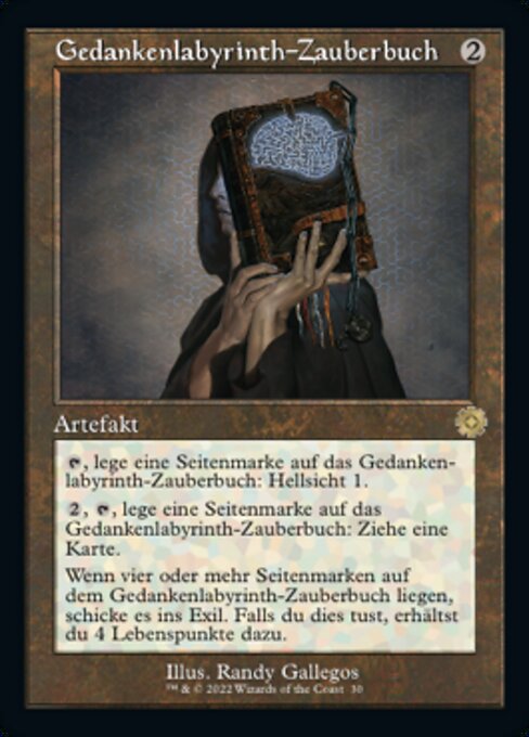 Gedankenlabyrinth-Zauberbuch (V.1) BRR-30 Rare Excellent Deutsch