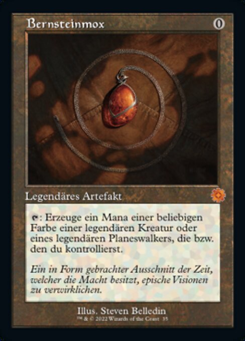Bernsteinmox (V.1) BRR-35 Mythic Excellent Deutsch Foil