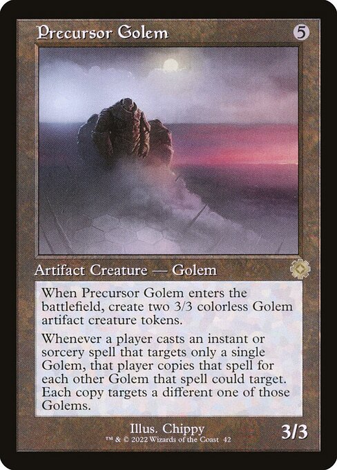 Precursor Golem BRR-42 Rare Excellent Englisch