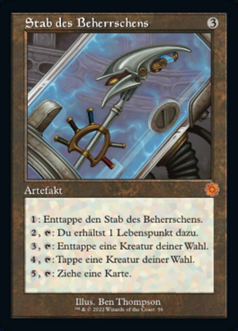 Stab des Beherrschens (V.1) BRR-56 Mythic Excellent Deutsch