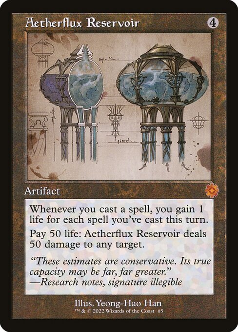 Aetherflux Reservoir BRR-65 Mythic Excellent Englisch Foil