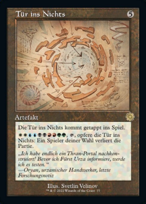 Tür ins Nichts (V.2) BRR-77 Rare Excellent Deutsch