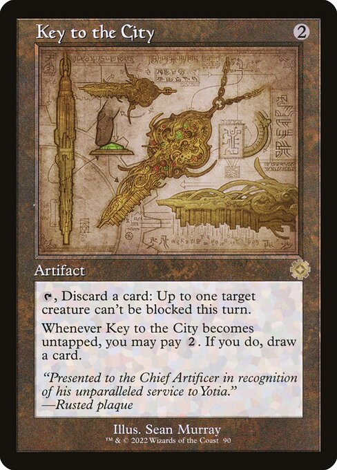 Key to the City BRR-90 Rare Excellent Englisch Foil
