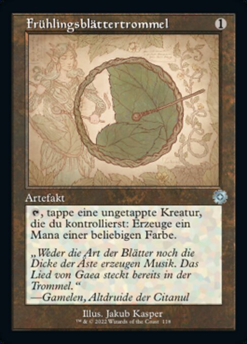 Frühlingsblättertrommel (V.2) BRR-118 Uncommon Near Mint Deutsch