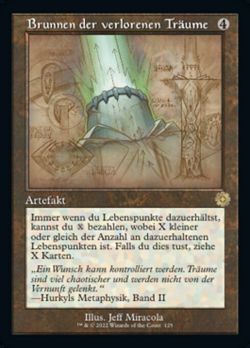 Brunnen der verlorenen Träume (V.2) BRR-125 Rare Excellent Deutsch