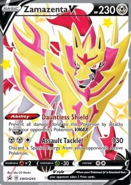 Zamazenta V SWSH-293 Promo Excellent Deutsch