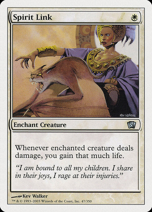 Spirit Link 8ED-47 Uncommon Light Played Englisch Foil