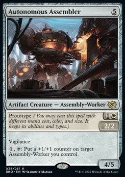 Autonomous Assembler BRO-34 Rare Excellent Englisch Foil