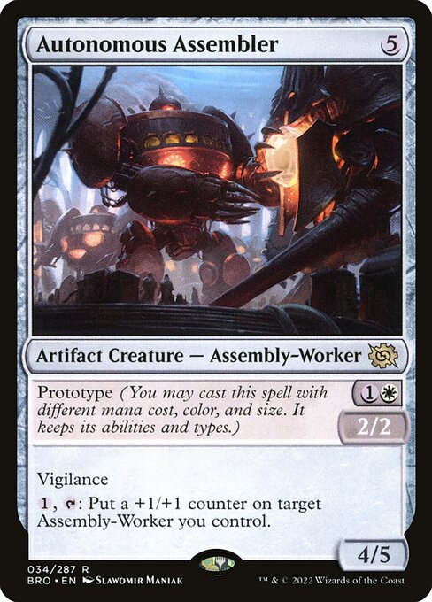 Autonomous Assembler BRO-34 Rare Excellent Englisch Foil