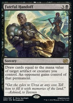 Fateful Handoff BRO-94 Rare Excellent Englisch Foil