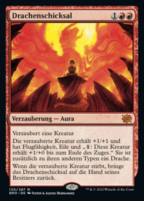 Drachenschicksal BRO-130 Mythic Excellent Deutsch
