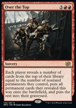 Over the Top BRO-146 Rare Near Mint Englisch Foil