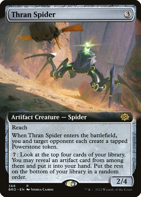Thran Spider XBRO-368 Rare Excellent Englisch