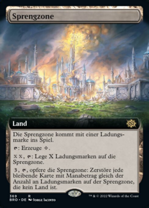 Sprengzone XBRO-369 Rare Excellent Deutsch Foil