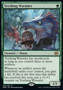 Teething Wurmlet BRO-192 Rare Near Mint Deutsch