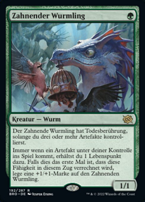 Teething Wurmlet BRO-192 Rare Near Mint Deutsch