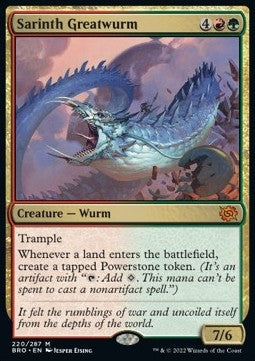 Sarinth Greatwurm BRO-220 Mythic Near Mint Englisch