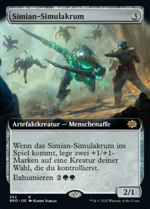 Simian Simulacrum XBRO-352 Rare Good Deutsch