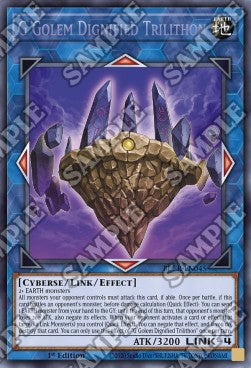 G Golem Dignified Trilithon BLCR-045 Secret Rare Near Mint Englisch 1. Auflage