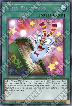 Toon-Lesezeichen BLCR-067 Secret Rare Near Mint Deutsch 1. Auflage