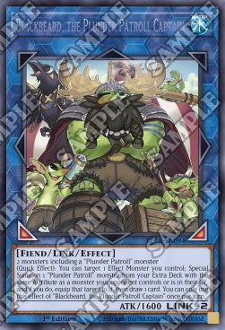 Blackbeard, the Plunder Patroll Captain BLCR-094 Secret Rare Near Mint Englisch 1. Auflage