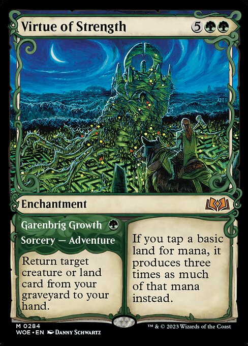 Virtue of Strength // Garenbrig Growth - Back Face