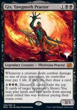 Gix, Prätor von Yawgmoth (V.2) PBRO-95 Mythic Near Mint Deutsch