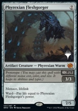 Phyrexianischer Fleischfresser PBRO-121 Mythic Near Mint Deutsch Foil