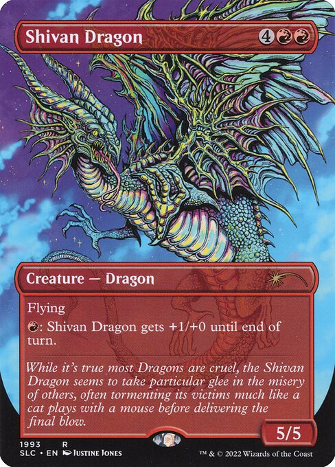 Shivan-Drache SLD30CK-1993 Rare Near Mint Englisch